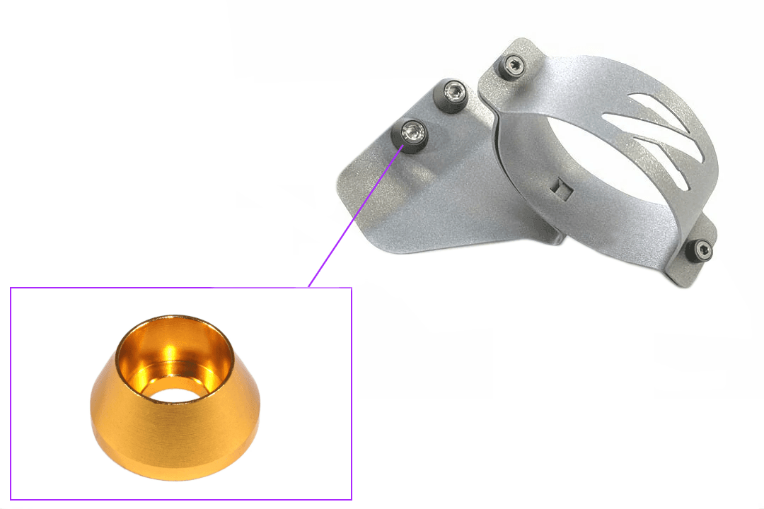 ZSPEC RHD Fuel Filter Bracket for Nissan Z32 300zx '90-96, Silver