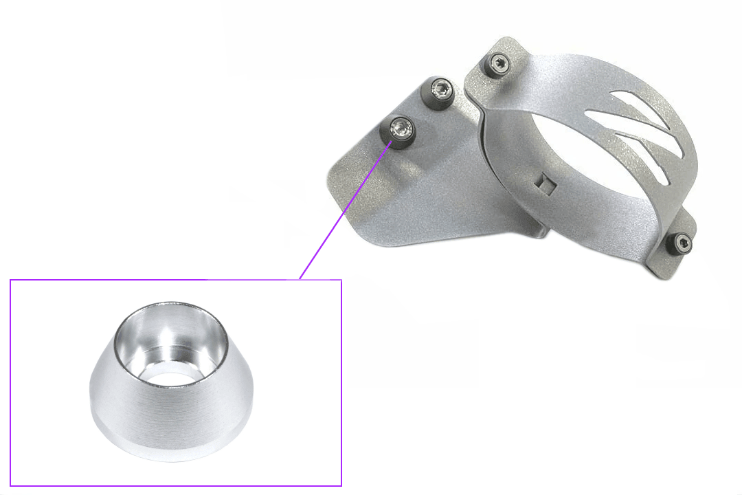 ZSPEC RHD Fuel Filter Bracket for Nissan Z32 300zx '90-96, Silver