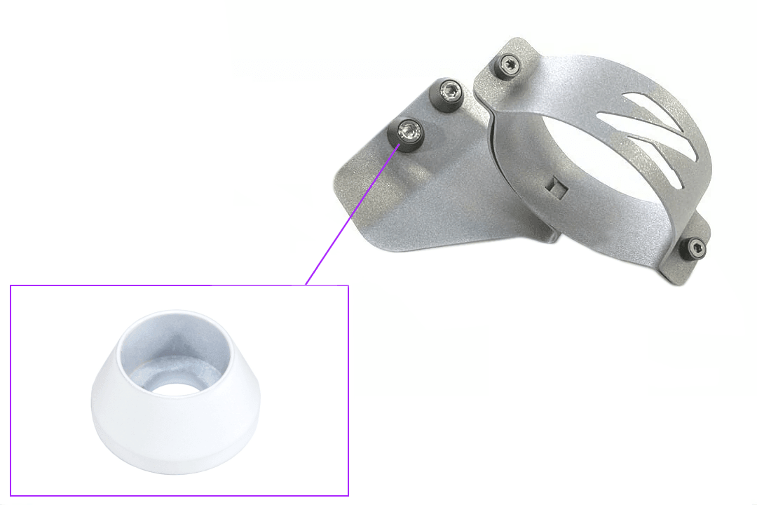 ZSPEC RHD Fuel Filter Bracket for Nissan Z32 300zx '90-96, Silver