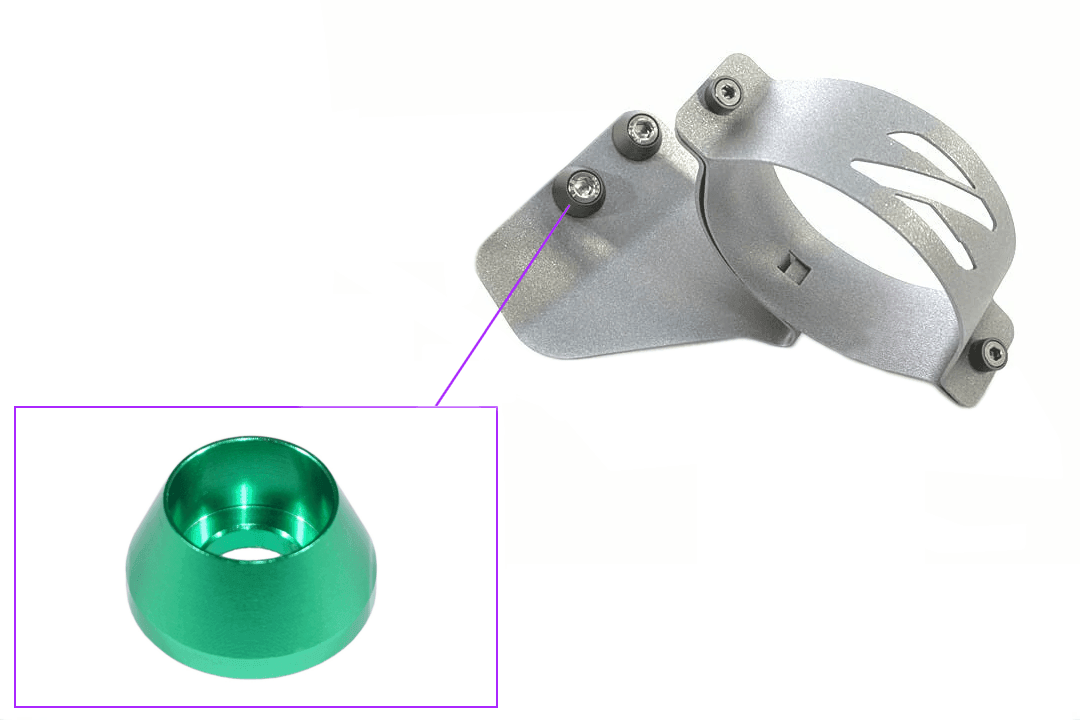 ZSPEC RHD Fuel Filter Bracket for Nissan Z32 300zx '90-96, Silver