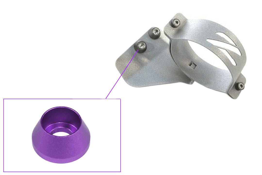 ZSPEC RHD Fuel Filter Bracket for Nissan Z32 300zx '90-96, Silver