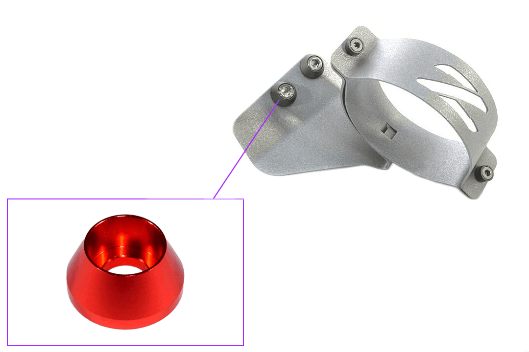 ZSPEC RHD Fuel Filter Bracket for Nissan Z32 300zx '90-96, Silver