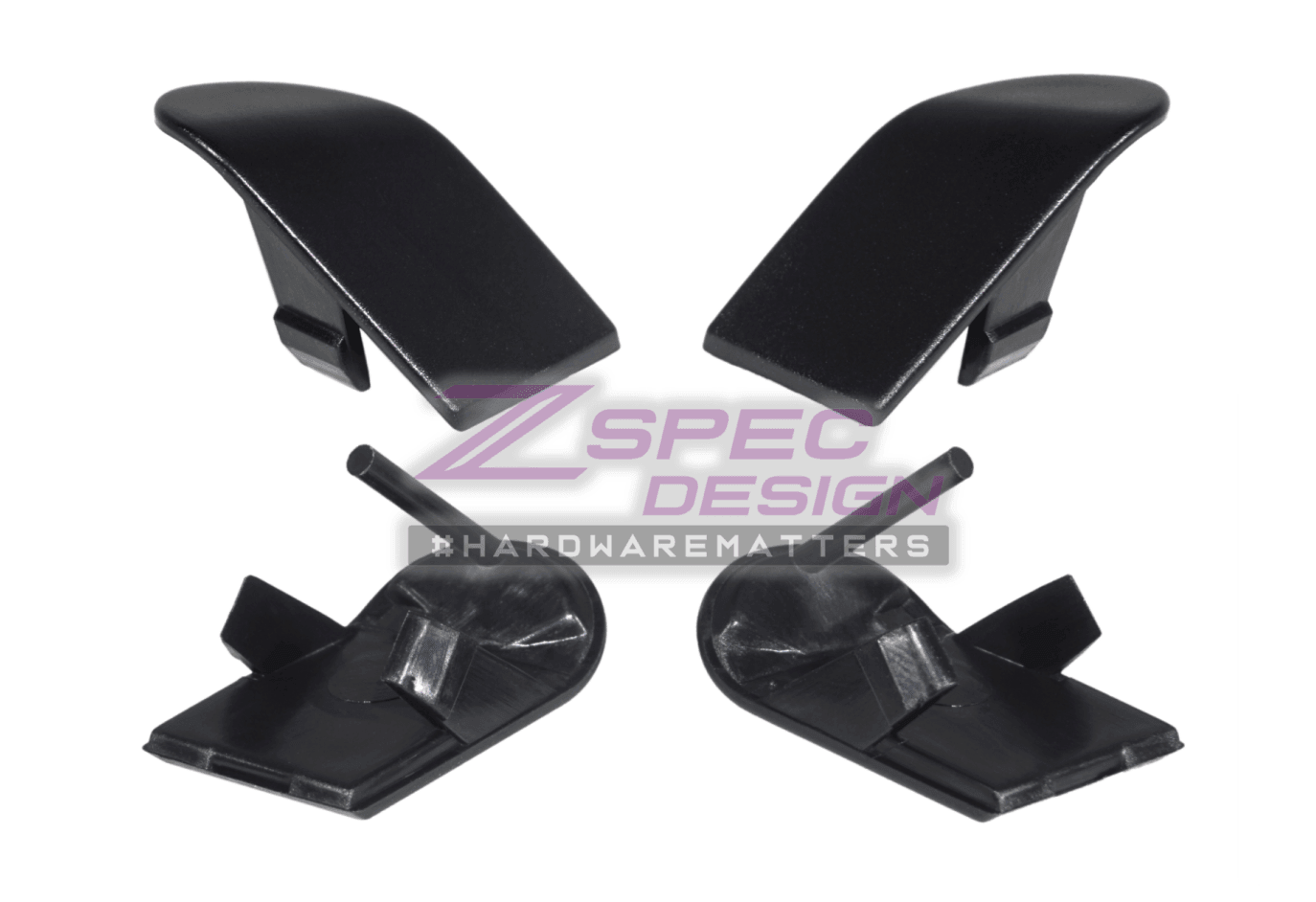 ZSPEC LHD Radio Bezel Top Screw Cover for '90-96 Nissan 300ZX, Left/Right Pair