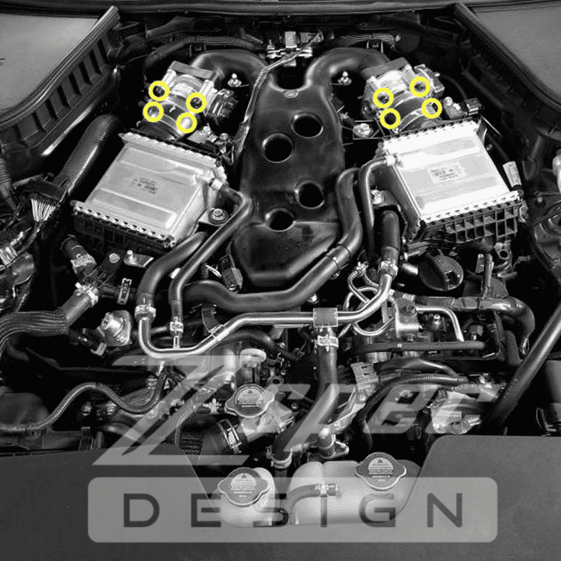 ZSPEC Throttle Bodies Fastener Kit for '23+ Nissan Z RZ34, Stainless & Billet