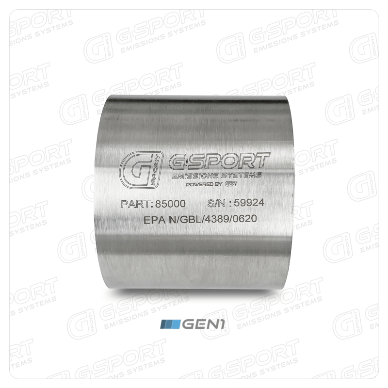 G-Sport Gen1 UHO EPA Compliant Catalytic Converter Core - 4.500" Body x 4.000" Long (85002)