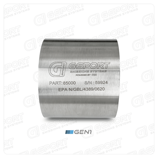 G-Sport Gen1 UHO EPA Compliant Catalytic Converter Core - 4.500" Body x 4.000" Long (85002)