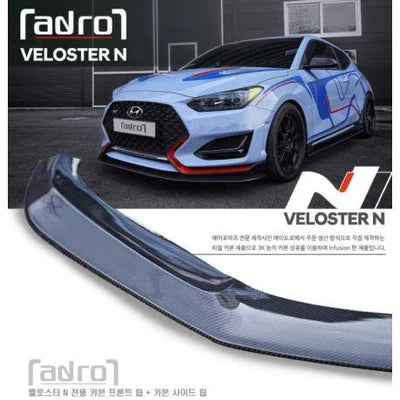 ADRO - Carbon Fiber Front Lip V1 || Veloster Turbo/N