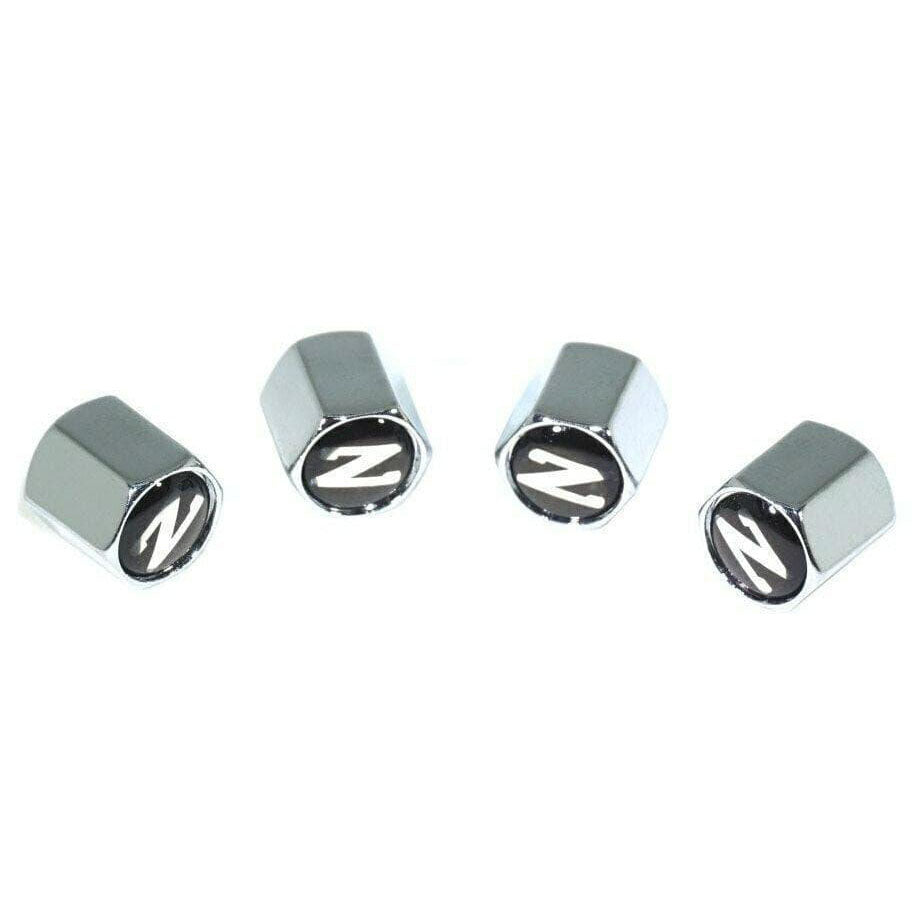 Chrome Valve Stem Tire Caps, Style: Nissan 300zx Z31 '84-89