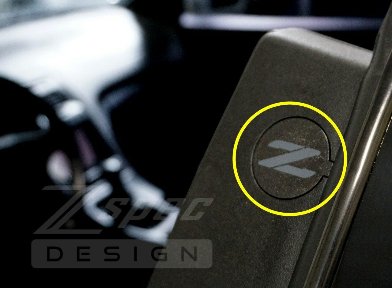 ZSPEC Outer B-Pillar Finisher Cap With Z, for '90-96 300zx, Left/Right Pair