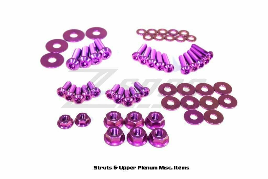 ZSPEC Stage-3 Dress Up Bolts®/Fastener Kit for '03-'08 Nissan 350z DE & HR, Titanium