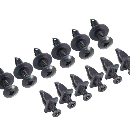 ZSPEC OEM-Style Cowl/Scuttle Panel Plastic Clip Set for '90-96 Nissan 300zx Z32