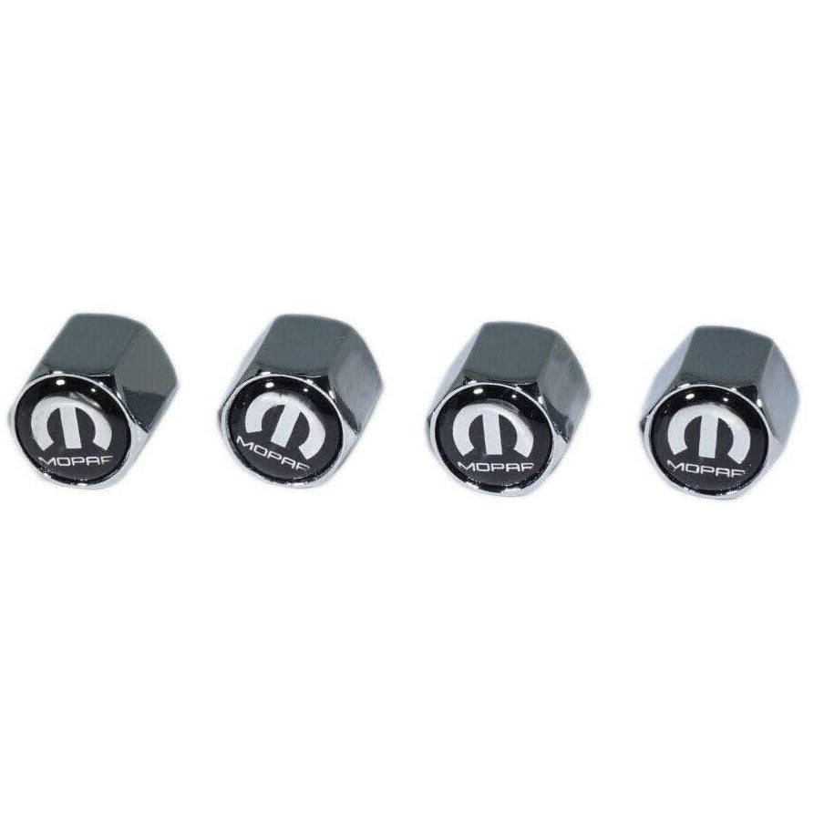 Chrome Valve Stem Tire Caps, Style: MOPAR