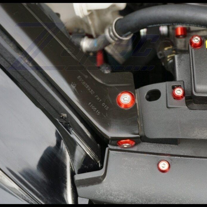 ZSPEC "Stage 3" Dress Up Bolts® Fastener Kit for '15+ VW Golf R MK7, Stainless & Billet