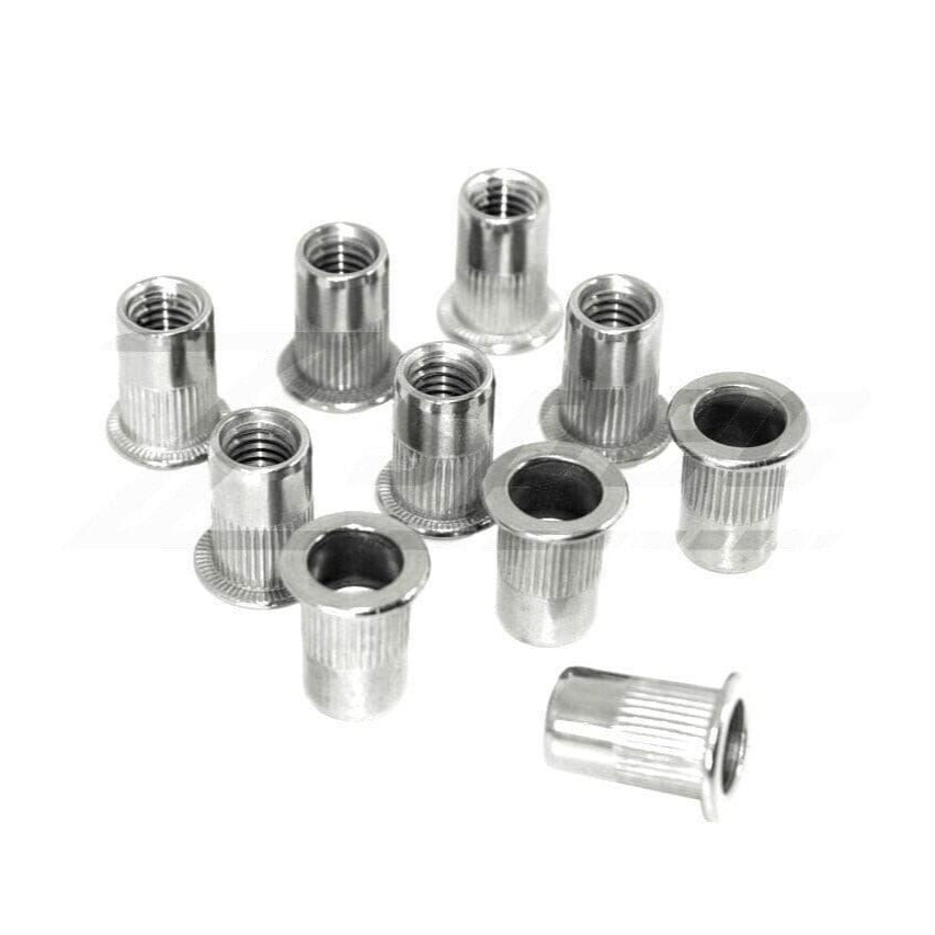 ZSPEC M8-1.25 Rivet Nuts, SUS304 Stainless Steel, 10-Pack