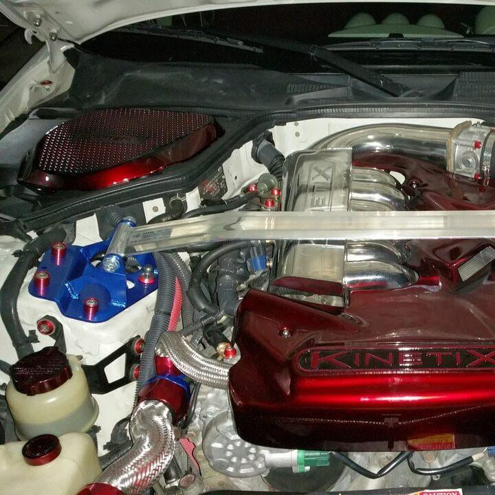 ZSPEC "Stage 3" Dress Up Bolts® Fastener Kit for Nissan 350z DE/HR +10mm Longer Plenum Bolts, Stainless & Billet