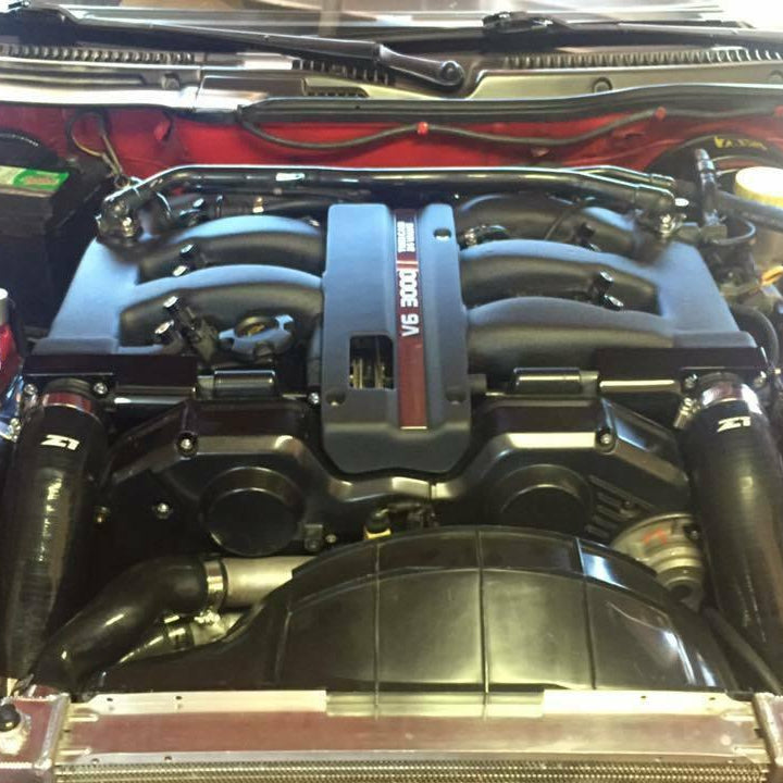 ZSPEC Polished w/Z Throttle Spring Covers for 90-93 Nissan Z32 300zx Early Plenum, Stainless