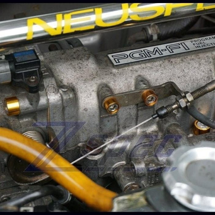 ZSPEC "Stage 3" Dress Up Bolts® Fastener Kit for '97-01 Honda Prelude 2.2L H22, Stainless & Billet