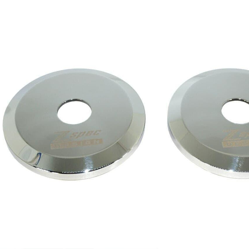 ZSPEC Shock Tower Covers, Polished Stainless, for '90-96 Nissan Z32 300zx
