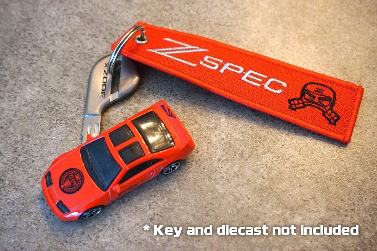 ZSPEC Design Jet Tag Keychains - Red or Black