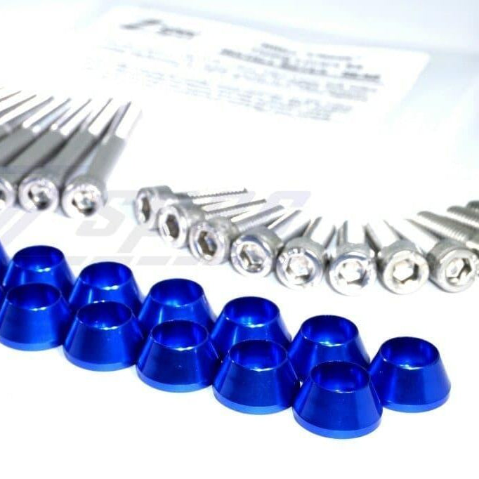 ZSPEC Timing Covers Dress Up Fastener for '90-96 Nissan 300zx Z32, Stainless & Billet