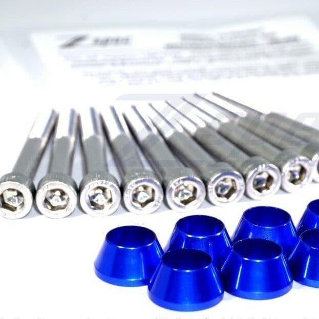 ZSPEC Timing Covers Dress Up Fastener for '90-96 Nissan 300zx Z32, Stainless & Billet