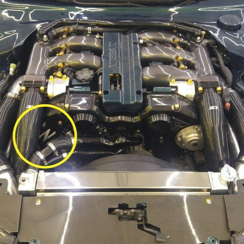 ZSPEC Silver PTU Holes Cover Plate for Z32 300zx, Billet