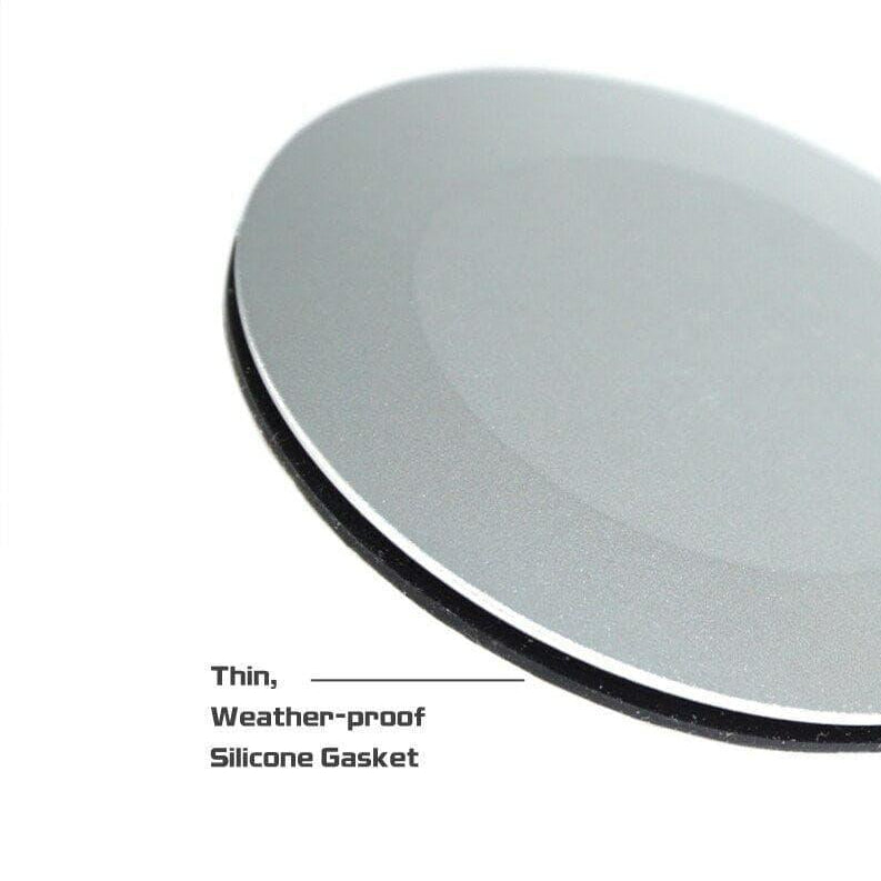 ZSPEC 44mm Rear Wiper Hole-Cover/Cap/Plug, Weatherproof, Billet, Silver Finish