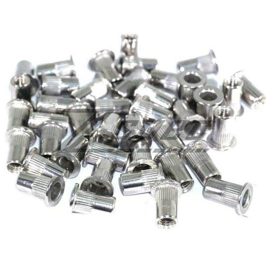 ZSPEC M6-1.0 Rivet Nuts, SUS304 Stainless Steel, 10-Pack