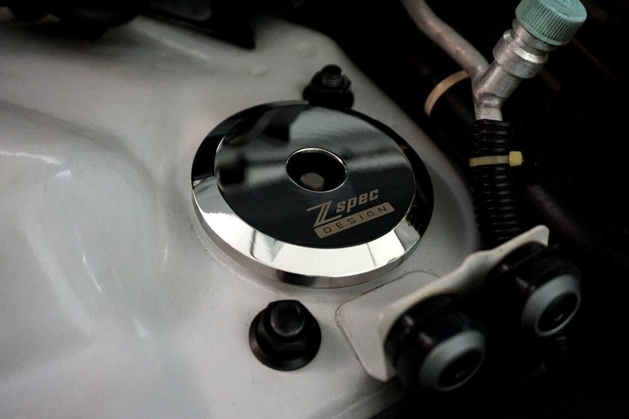 ZSPEC Shock Tower Covers, Polished Stainless, for '90-96 Nissan Z32 300zx