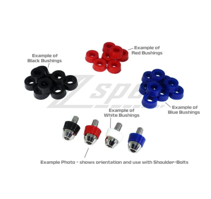 ZSPEC Timing Covers Bushing Kit for Nissan 300zx Z32 Shoulder-Bolts, 21 Bushings