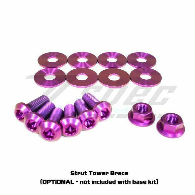 ZSPEC "Stage 2" Dress Up Bolts®/Fastener Kit for '03-'08 Nissan 350z DE & HR, Titanium