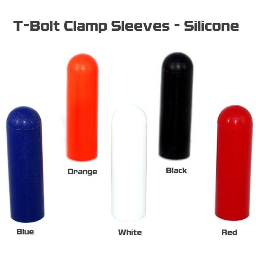 ZSPEC T-Bolt Clamp Dress Up Sleeves/Caps, Silicone-Rubber, 10-Pack