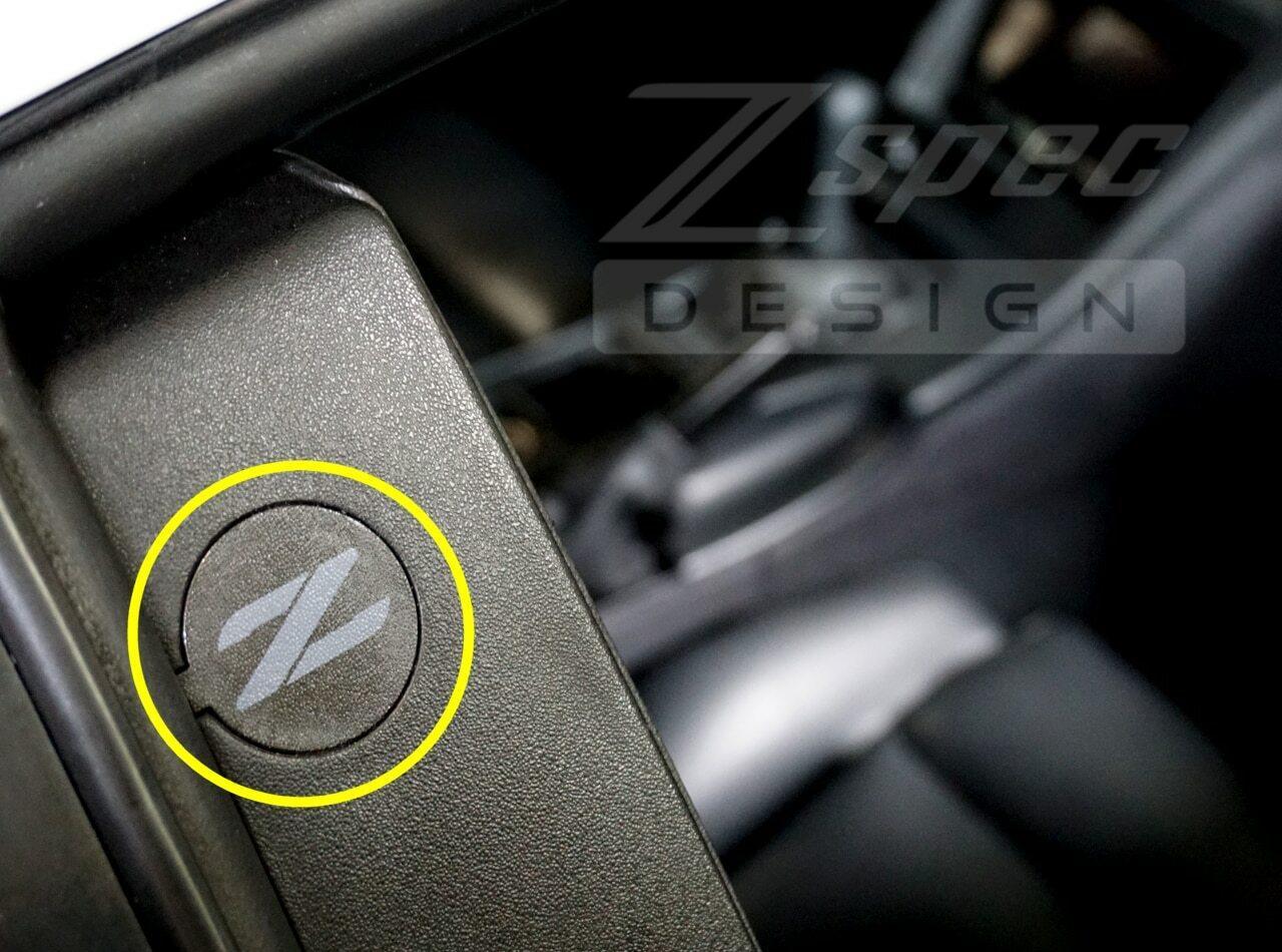 ZSPEC Outer B-Pillar Finisher Cap With Z, for '90-96 300zx, Left/Right Pair