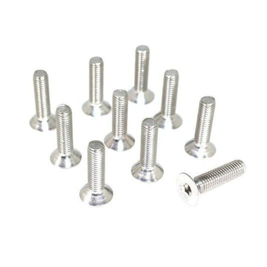 ZSPEC M5-0.8x25mm Fasteners, Flat-Head FHSC, SUS304 Stainless, 10-Pack