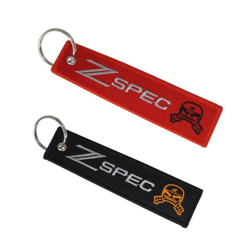 ZSPEC Design Jet Tag Keychains - Red or Black