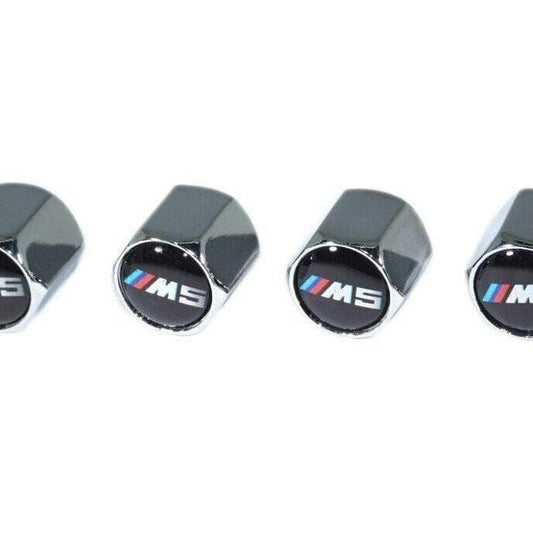 ZSPEC Chrome Valve Stem Tire Caps, Style: BMW  M5