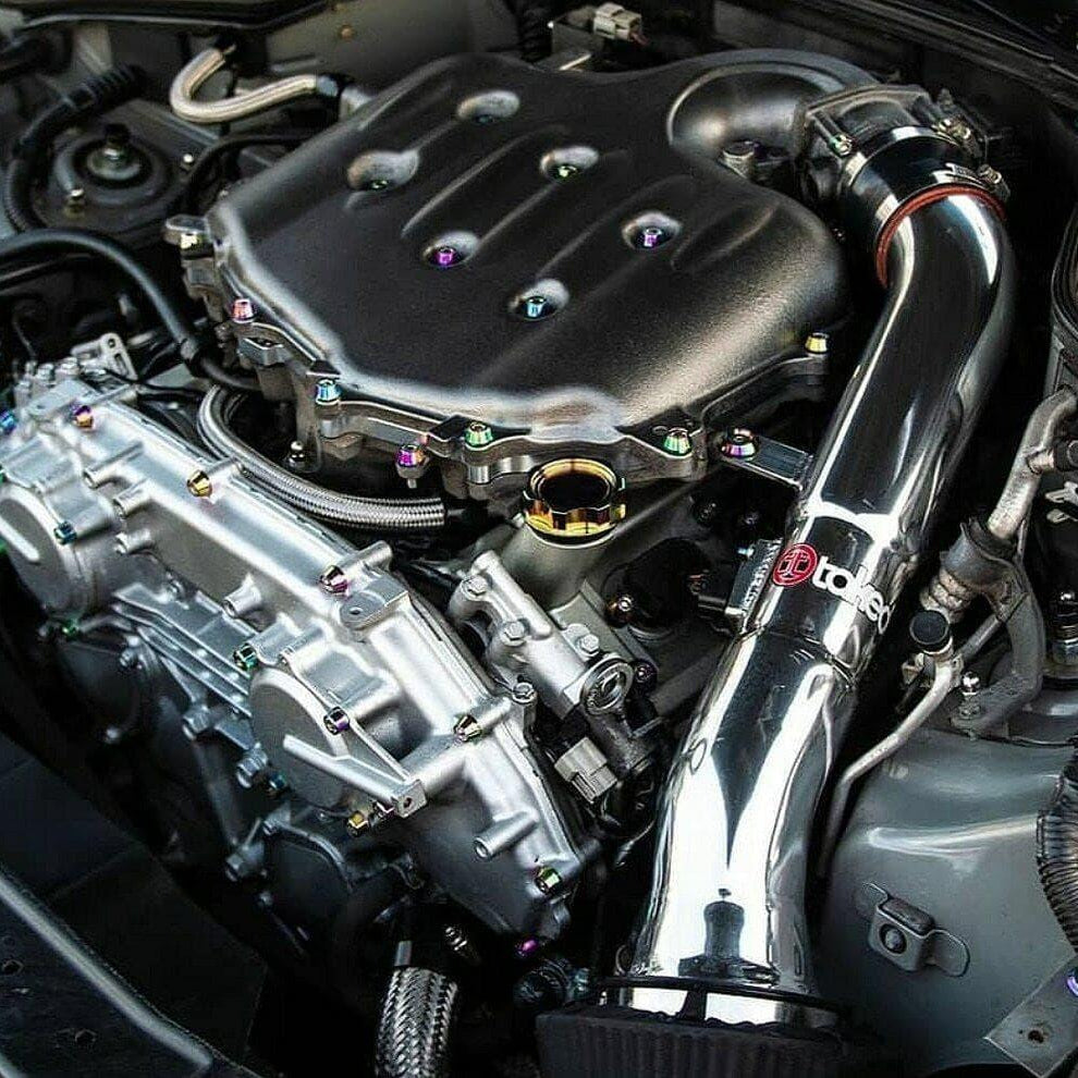 ZSPEC "Stage 3" Dress Up Bolts® Kit for Nissan 350z DE/HR, OEM-Length Plenum Bolts, Stainless & Billet