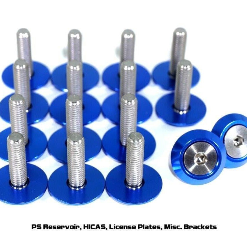 ZSPEC "Stage 2" Dress Up Bolts® Kit for Nissan 300zx Z32, Titanium & Billet