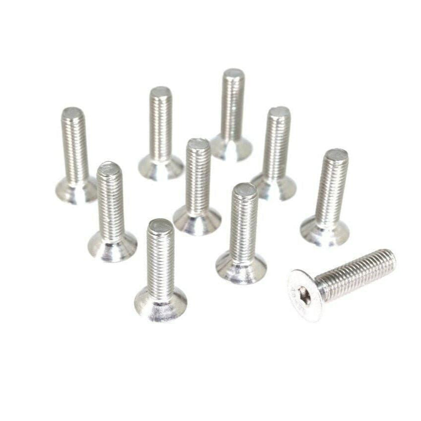 ZSPEC M5-0.8x20mm Fasteners, Flat-Head FHSC, Stainless, 10-Pack