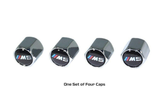 ZSPEC Chrome Valve Stem Tire Caps, Style: BMW  M5