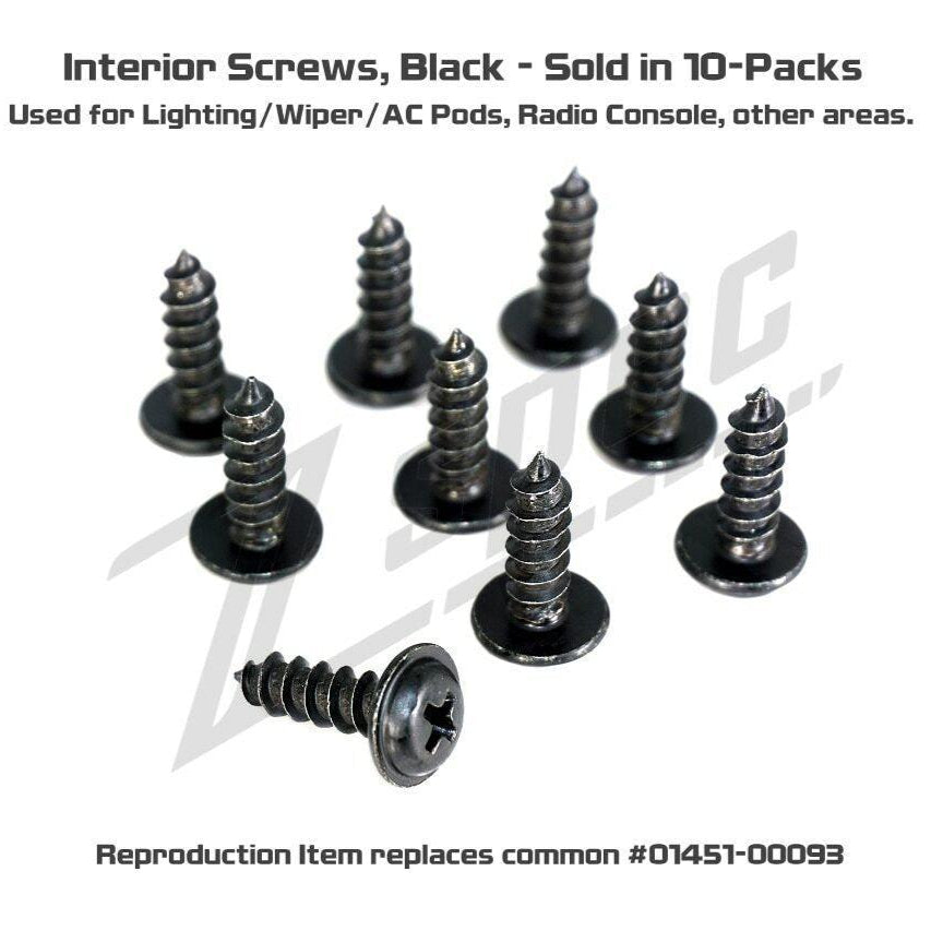 ZSPEC Interior Screws for Nissan vehicles for Z32 300zx and others, 10-Pack