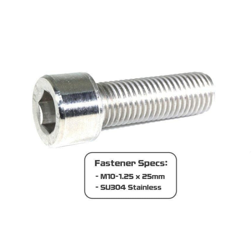 ZSPEC M10-1.25x25mm Fastener, Socket-Head SHSC Fasteners, SUS304 Stainless, Per Each