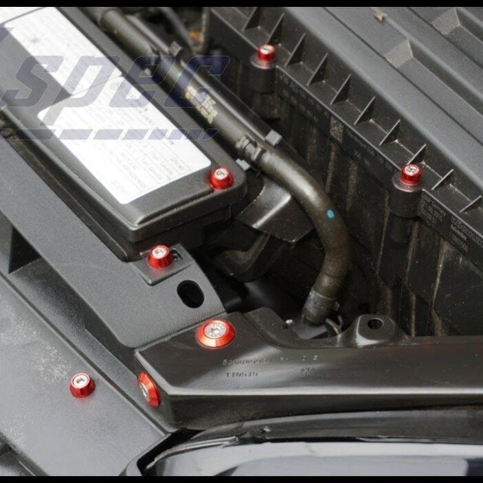 ZSPEC "Stage 3" Dress Up Bolts® Fastener Kit for '15+ VW Golf R MK7, Stainless & Billet