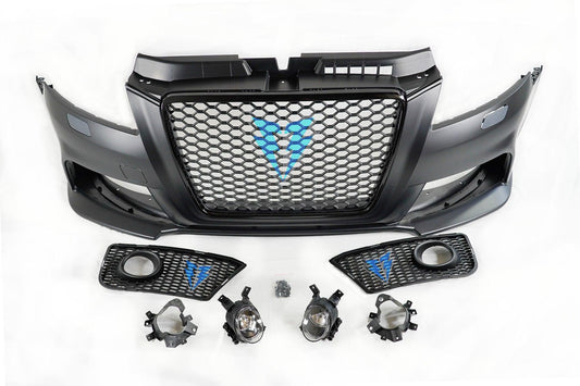 2009-2013 Audi A3 Facelift (Typ 8P) RS3 Style Front Bumper Conversion Kit