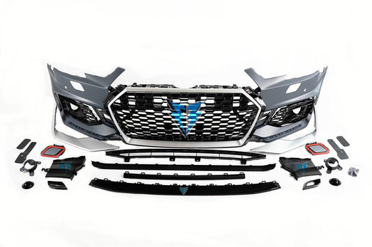 2017-2019 Audi A4 / S4 (B9) to RS4 Style Front Bumper Conversion Kit