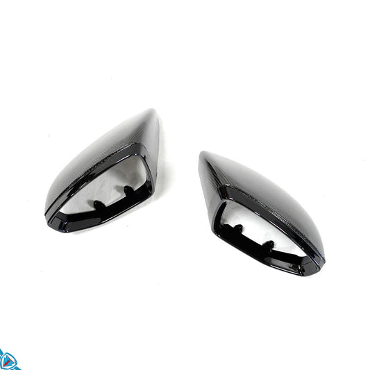 2022+ Audi E-Tron GT / RS E-Tron GT (4J) OEM Style Dry Carbon Fiber Mirror Covers | FYBR Aerodynamics