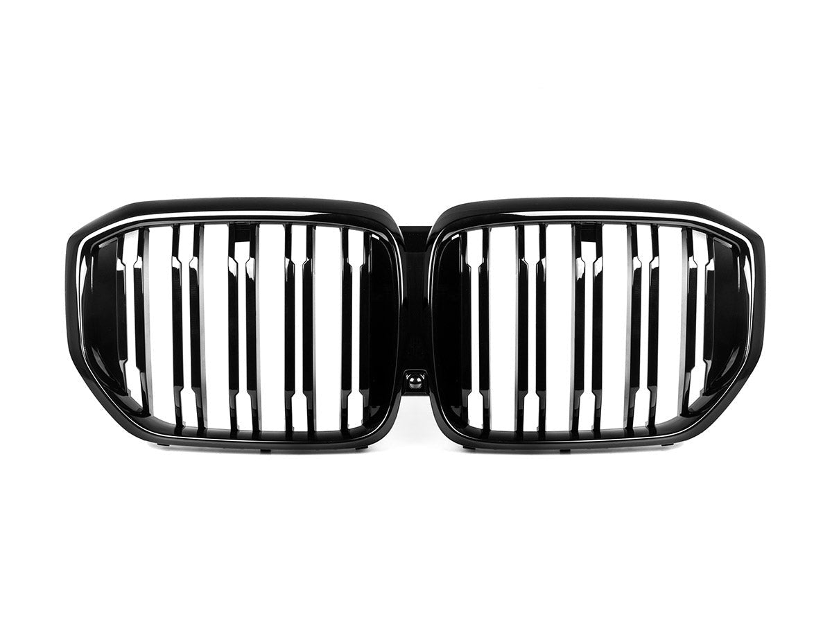 AutoTecknic Dual-Slats Gloss Black Front Grille - BMW G05 X5 Pre-LCI