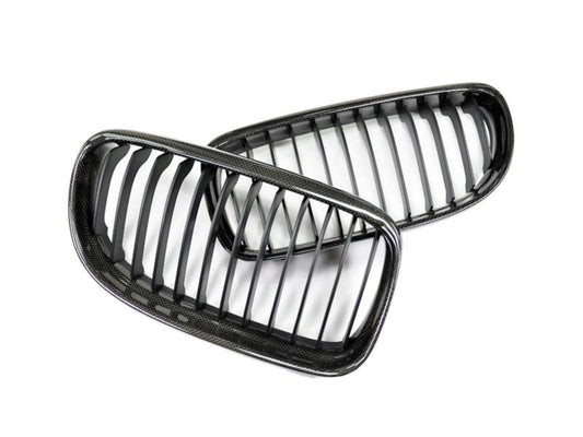 AutoTecknic Carbon Fiber Front Grille Set - E90/ E91 3-Series LCI