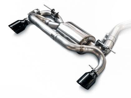 AWE Tuning BMW - F22 M235i / M240i Touring Edition Axle-Back Exhaust - Diamond Black Tips (102mm)