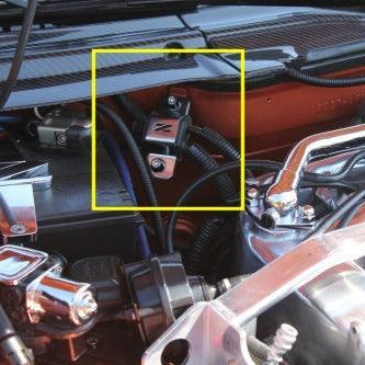 ZSPEC Battery Cable Bracket for '90-99 Nissan 300zx Z32, Polished Stainless